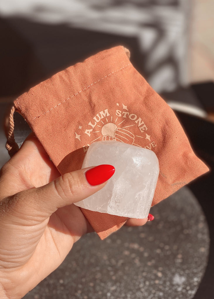 How to use the alum stone in your skincare - reducing fine lines, breakouts and dark spots